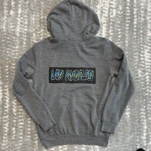 Californian Vintage Gray soft zip Hoodie Boys Size 10